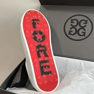 G/FORE | Shoes | Gfore Mens Disruptor Snow White Soft Golf  display picture 3